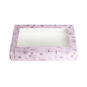 Custom Eco-friendly Recyclable Rigid Paper <b>Boxes</b> Embossing Matt Lamination High-End Food-Grade Windowed <b>Bakery</b> Packaging Gifts - Product Image 1