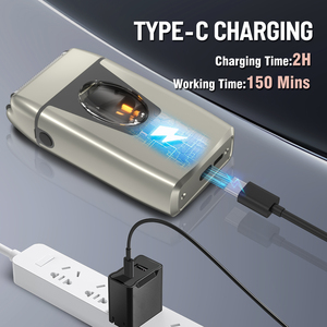 Chuyên Nghiệp Đôi Lưỡi Dao Cạo Điện Tốc Độ Cao 8000Rpm Xách Tay Vector Động Cơ Lá Máy Cạo Râu Cho Cơ Thể Cho Hộ Gia Đình Khách Sạn Sử Dụng - Product Image 6