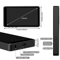 Écran de moniteur de selfie pour Smartphone One Click Rotation magnétique Snap-on arrière caméra miroir moniteur pour Livestream Selfie