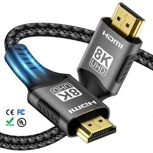 Tendance nouveau câble d'accessoires informatiques <span class=keywords><strong>HDMI</strong></span> 2.1 2.2 câble vidéo <span class=keywords><strong>HDMI</strong></span> Ultra haute vitesse 8k 4k 48gbps plaqué or HD 3D <span class=keywords><strong>HDMI</strong></span> - Product Image 1