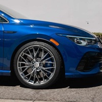 Rines Forjados Personalizados de Malla Metálica Gris Gunmetal de 19, 20, 21, 22, 23 y 24 Pulgadas 5X114.3 5X120 con Logotipo Personalizado para Accord TLX Type S