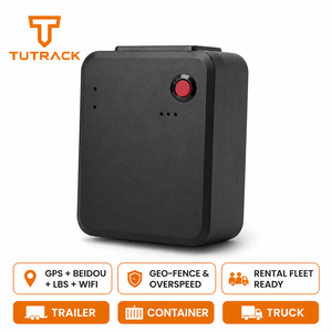 Dörtlü Konumlandırma Desteği Geofence Hız Aşımı Uyarısı Kiralık Filo Hazır Treyler Konteyner Kamyon Kablosuz Manyetik GPS İzleyici - Product Image 1