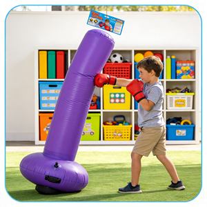 Saco de <span class=keywords><strong>Boxeo</strong></span> Inflable con Base para Juego Estable y Autónomo en Sala de Estar o Dormitorio, Precio de Fábrica - Product Image 1