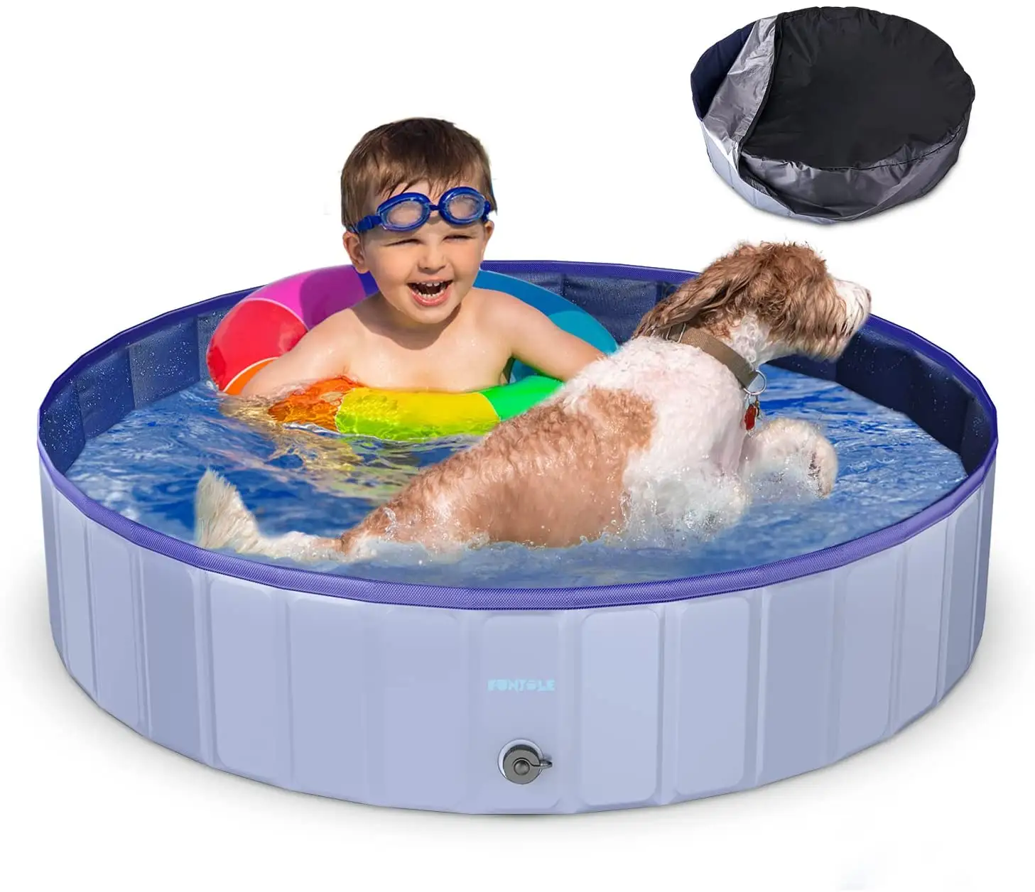 2022 Summer Hotsale Foldable Dog Pet Bath Pool Collapsible Dog Pet Pool Bathing Tub Kiddie Pool for Dogs Cats and Kids