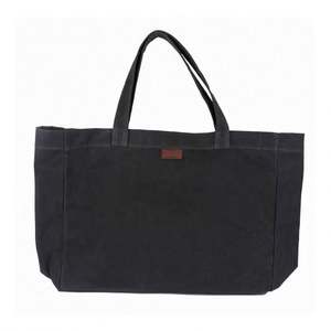 Lilalila Factory Personalized High Quality Reusable Organic Soft Big Cotton Canvas Tote Bag - Product Image 4