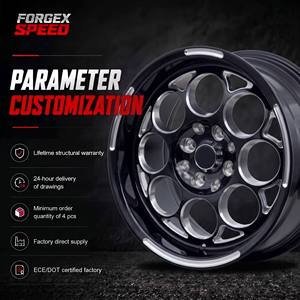 Rines de Carreras de Arrastre Forjados Personalizados 6061 T6 de 15, 17 y 18 Pulgadas, Ligeros, para Mustang, Camaro, Civic, GR Supra - Product Image 1