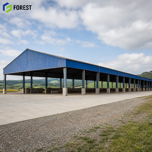 Centre d'entreposage industriel préfabriqué en acier à portée libre pour le stockage de machines et la mise en place de dépôts - Product Image 1