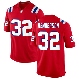 Maillot de football américain personnalisé 2026 Rouge Nouvelle-Angleterre – Tenues brodées et cousues pour jeunes avec logos – Vêtements de sport - Product Image 5