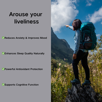 Capsules d'extrait de safran OEM |   Mélange personnalisé pour le soulagement du stress, capsules de safran et d'ashwagandha personnalisées, formule apaisante pour le bien-être