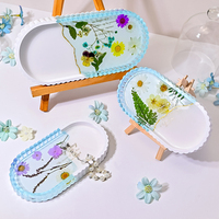 Moule en silicone facile à démouler pour plateau ovale en résine, dessous de verre, époxy, résine polyvalente, béton, Jesmonite, décoration intérieure