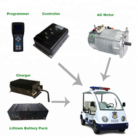 Kit de conversion de voiture électrique Shinegle EV, moteur AC sans balais 3 kW, contrôleur de vitesse