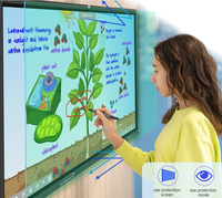 Tableau blanc numérique 4k 65 75 86 pouces projecteur de tableau intelligent interactif