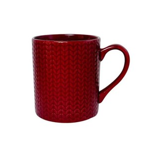 Taza de Cerámica Personalizada con Diseño de Punto Rojo, Forma Recta con Asa, Taza Individual, Artículos Promocionales para Bebidas, Origen Zibo, Parte 7111 - Product Image 2