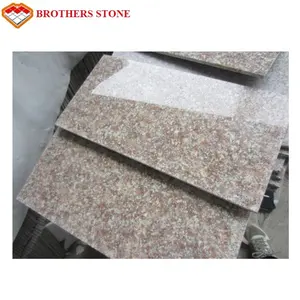 Cheap Chinese Polished G687 Peach Red Pink Granite Steps