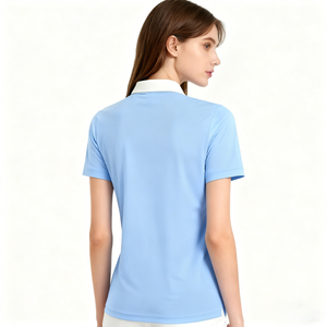 T-shirt en tissu mesh respirant à séchage rapide, service OEM <span class=keywords><strong>de</strong></span> conception professionnelle, logo personnalisé, sublimation, polos <span class=keywords><strong>de</strong></span> badminton pour femmes - Product Image 3