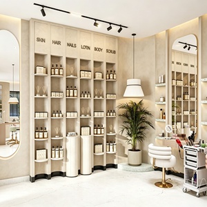 Nail Salon Station Spa Beauty Salon Furniture Full Store Customized Hair Salon Interior Design Barber Shop Decoration Renovation - Product Image 3