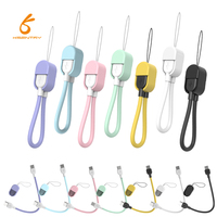 Personalizado portátil 3A PD27W Mini USB Cable de carga llaveros cargador de sublimación de cobre puro para dispositivos IOS y ordenadores