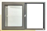 Fenêtre coulissante antivol en alliage d'aluminium à trois rails Bieye, double vitrage, design incurvé pour façade extérieure d'hôtel et résidentielle