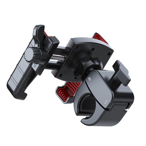<span class=keywords><strong>Support</strong></span> de téléphone portable pour guidon de vélo de montagne ou de moto, à fixation rapide, rotatif à 360 degrés, sécurisé, pour écrans de 4,7 à 7 pouces - Product Image 4
