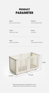 Clôture de parc mobile aux normes européennes Barrière de sécurité intérieure en plastique écologique pour bébé Parc pour enfants à usage domestique directement en usine - Product Image 6