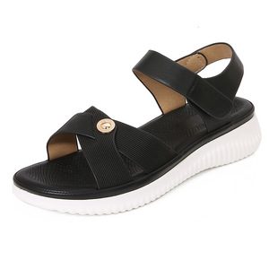 <span class=keywords><strong>Sandales</strong></span> plates élastiques à <span class=keywords><strong>brides</strong></span> style bohème légères et unies pour femme – Collection Printemps 2026 - Product Image 3