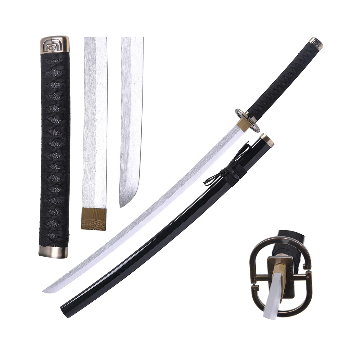 Jual Panas Bleach Ichimaru Gin Cosplay Pedang Kayu Amboo Blead untuk Koleksi Pedang Mainan