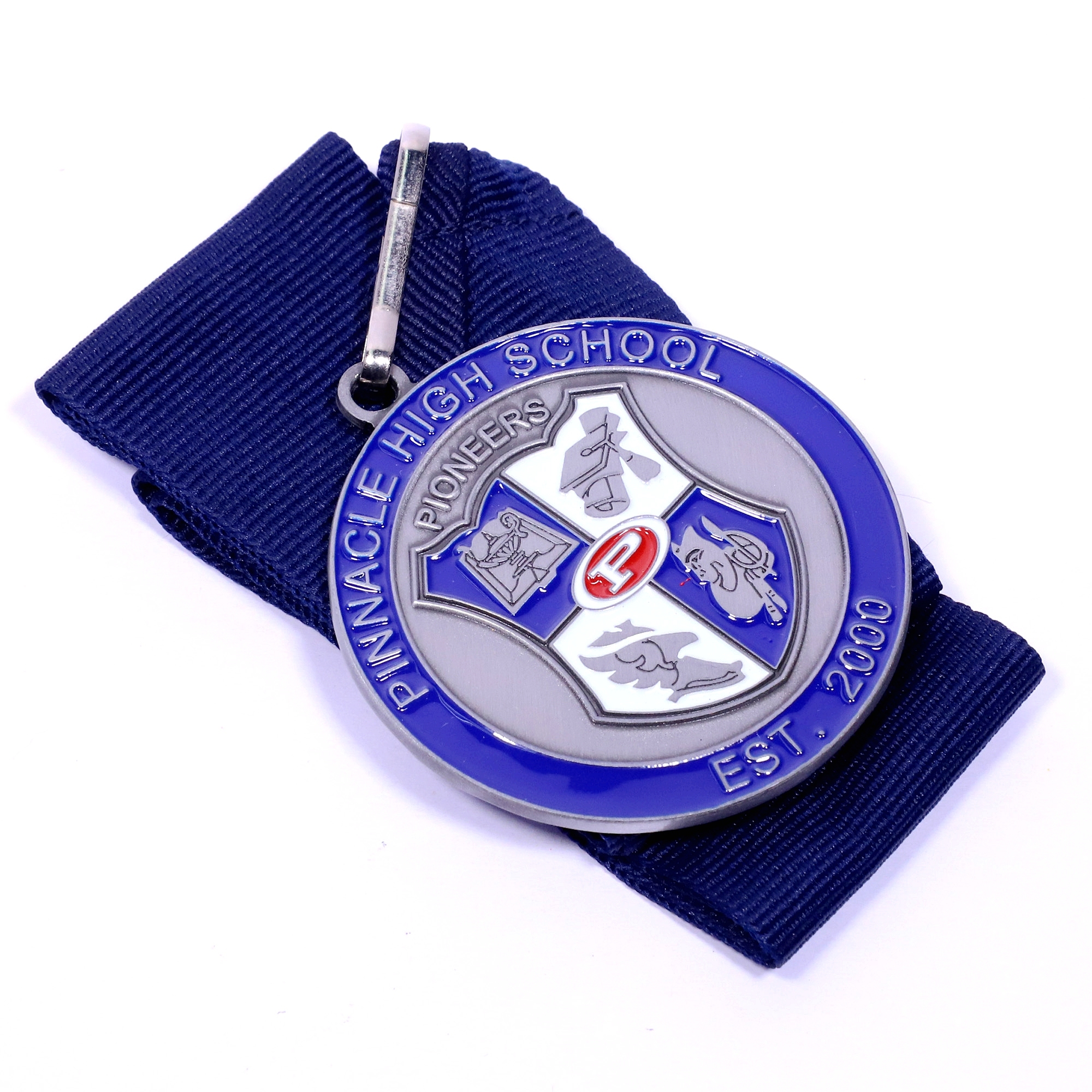 Faites votre propre médaille de la vierge marie eau religieux lst médaille de saint benoît personnalisé avec sangle ruban