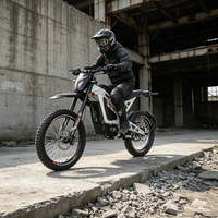 Moto électrique 72V 40Ah Batterie au lithium 120 km d'autonomie 10000W Tout-terrain Adulte CE COC