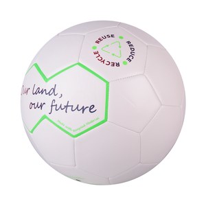 Balón de fútbol de TPU reciclado de Vietnam verde de alta calidad para todas las edades cosido a máquina térmico ecológico - Product Image 2