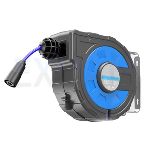 Automatic <b>Retractable</b> <b>Hose</b> Reel Air Drum Durable Air <b>Pipe</b> for Car Beauty Repair Pneumatic Tool Compatible with Air Compressor - Product Image 1
