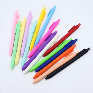 Benutzer definierte süße Macaron Style Gel Tinten stifte Ästhetische Stifte Einziehbare 0,5mm schwarze Tinte Pastell glatte Schreibstifte - Product Image 6
