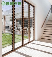 Persianas Horizontales de Aluminio de Alta Calidad, Electrónicas y Manuales, Modernas para Exteriores, Antirrobo, Duraderas y de Alto Rendimiento