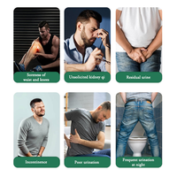 Comprimés pour la Prostate à Haute Efficacité avec du Palmier Nain pour Soutenir une Fonction Prostatique Saine, Améliorer l'Énergie et la Vigueur pour la Santé Masculine - Capsules