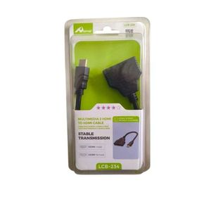 Multimedia 2 HDMI To HDMI <b>Cable</b> LCB-234 Stable Transmission - Product Image 1