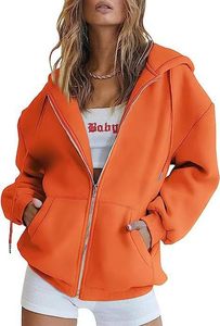 Giacca Sportiva con Zip e Cappuccio per <span class=keywords><strong>Uomo</strong></span> e Donna, Tinta Unita, <span class=keywords><strong>in</strong></span> Pile, per Autunno/Inverno - Product Image 2
