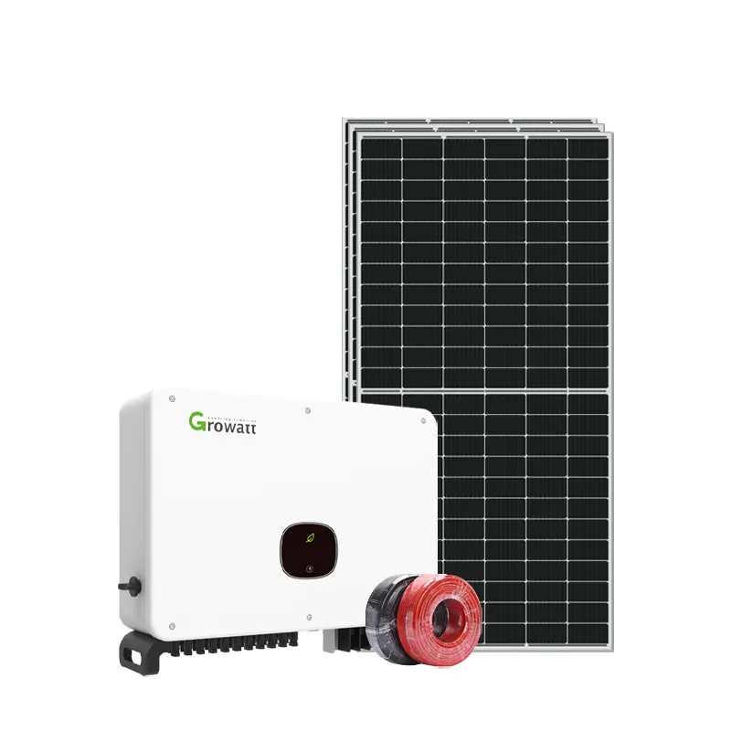 Günstigstes 15kw Home Modul Kit Preis 10kw 12kw 15kw 20kw Panel Set 100kw PV-Strom Solarenergie auf Netz Solargenerator System