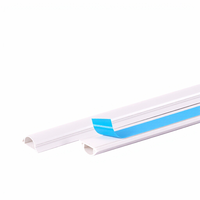 Goulotte de câblage en PVC, prix usine de gros, canal de protection décoratif en plastique massif pour câbles