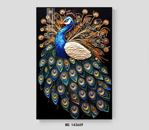 Décor de <span class=keywords><strong>restaurant</strong></span>, peintures de paysages de luxe - Thème nourriture et <span class=keywords><strong>vin</strong></span>, œuvre d'art, impression numérique diamant - Écologique - Vente en gros disponible - Product Image 3