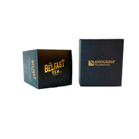 Boîte Cadeau pour Café et Thé en Sachets |   Carton de luxe avec logo personnalisé, pelliculage mat |   Certifié FSC OEM Faible MOQ 500 pièces