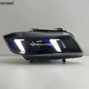 KUYINKE Phares avant LED de mise à niveau pré-LCI pour <span class=keywords><strong>BMW</strong></span> Série 3 / E90 2005 2006 2007 <span class=keywords><strong>2010</strong></span> 2011, ensemble de phares xénon pour berline - Product Image 6