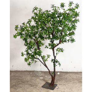 Nouveau style artificiel <span class=keywords><strong>Pieris</strong></span> <span class=keywords><strong>japonica</strong></span> bois véritable naturel faux arbre vert intérieur soie feuilles fausses plantes japonais andromède arbre - Product Image 5