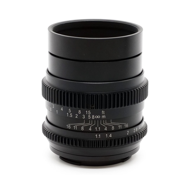 SLR Magic 50mm F1.1 II Full Frame Telephoto Cine Cinema Lens & Prime Lens Manual Focus for Sony E-mount