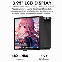 VC360 4.0 LCD CPU Liquid Cooler 360 AIO Layar Magnetik Dapat Dilepas Kepala Pompa Cermin Bintang ARGB PWM untuk LGA 1700 1851 AM5 Gaming