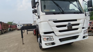 รถเครนติดรถบรรทุก HOWO 6x4 มือสอง คุณภาพสูง รับน้ำหนักได้ 10 ตัน บูมตรง ยกสูงได้ 15 เมตร รุ่นปี 2023 พร้อมรายงานสถานะเครื่องจักร - Product Image 6