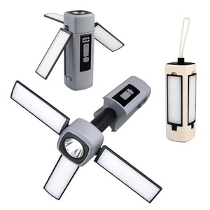 Folding Camping Lamp <b>Rechargeable</b> Tent Hanging Light Portable <b>Flashlight</b> Multifunction Table Lamp - Product Image 2