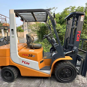 Cost-Saving <b>Used</b> TCM FD30T3C 3 Ton 3 Stage Mast Diesel Forklift 3m-6m Lifting Height 1 Year Warranty Japan Made - Product Image 1