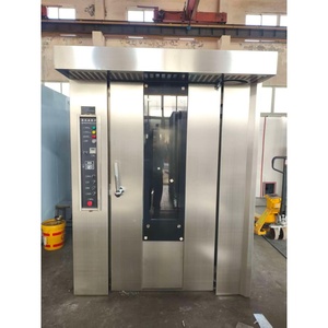 <span class=keywords><strong>Four</strong></span> rotatif à 64/32 plateaux <span class=keywords><strong>avec</strong></span> PLC, gaz ou électrique, grand <span class=keywords><strong>four</strong></span> rotatif de boulangerie à <span class=keywords><strong>chariot</strong></span> pour la cuisson de pains et de gâteaux, idéal pour l'industrie de la boulangerie. - Product Image 4