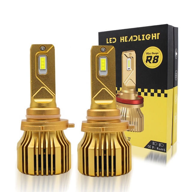 R8 Car Headlight H4 110W 20000LM LED H7 Canbus H1 H3 H11 9005 9006 55W 20000lm 6000K Car Styling Auto Headlamp Fog Light Bulbs