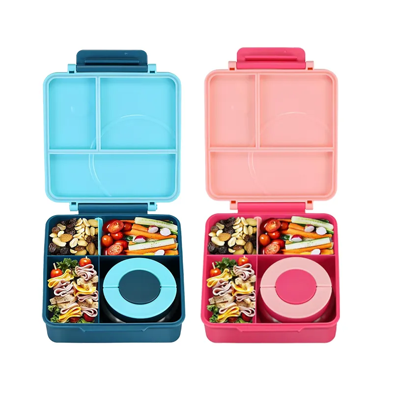 Boîte à lunch bento avec thermos isotherme pour enfants, produits innovants chauffants, boîte à lunch scolaire