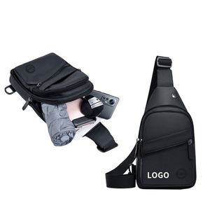 2026 Fashion Trending Men's Waterproof <b>Chest</b> Bag with Multi-configuration <b>Storage</b> Design - Product Image 6